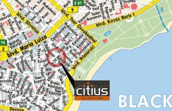 Citius Hotel Varna ภายนอก รูปภาพ